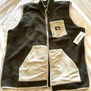 New with Tags! Hurley Midland Burrito Zip Vest size XL